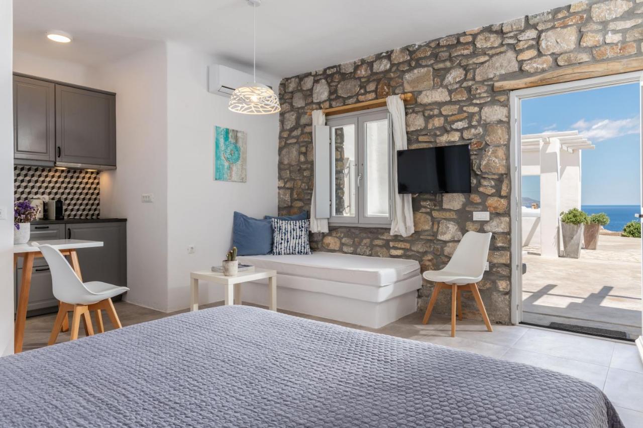 Aegean View Apartments Mykonos Agios Ioannis Diakoftis المظهر الخارجي الصورة